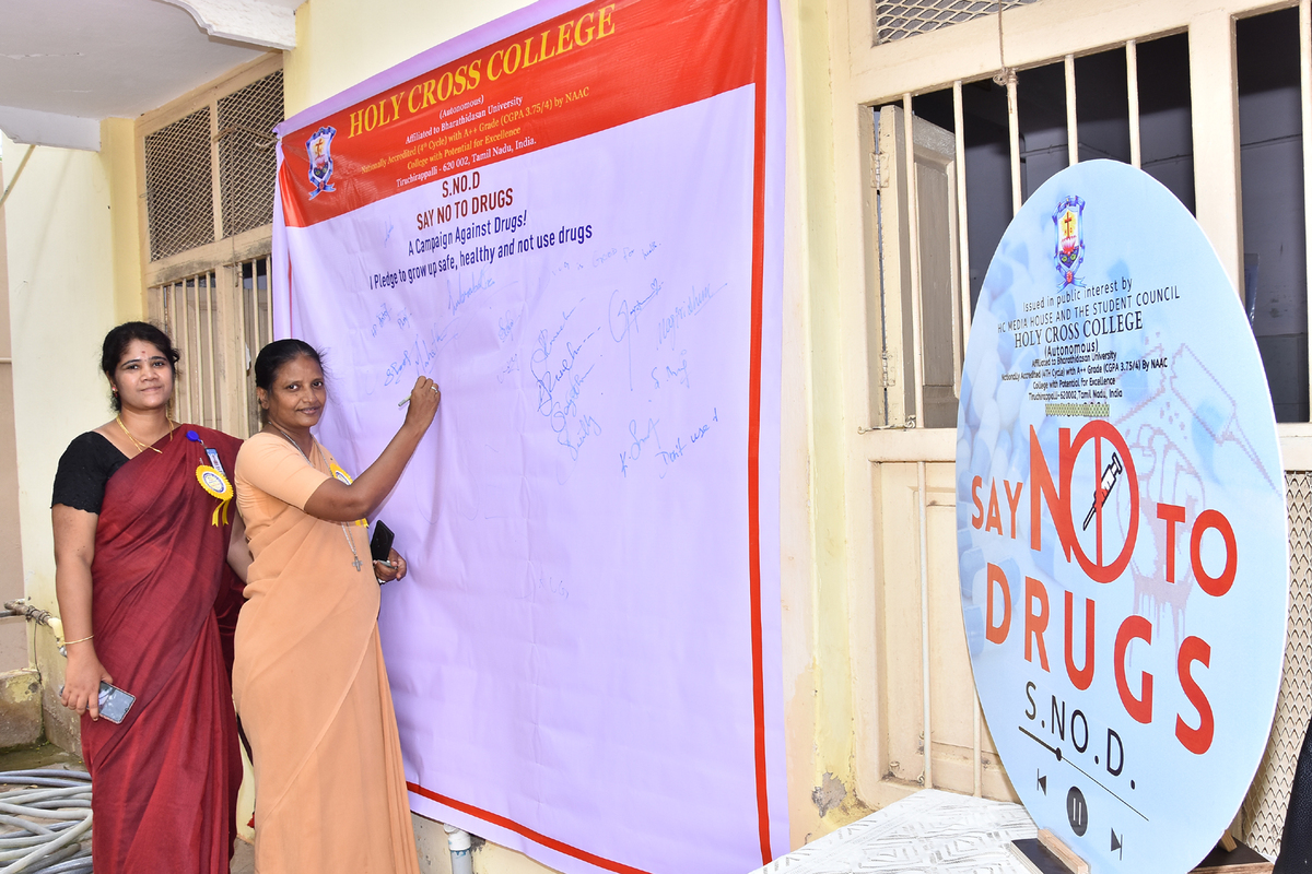 National Service Scheme - Say no to drugs